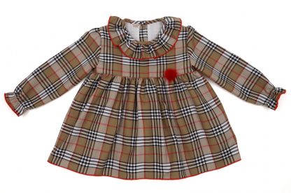 Vista frontal blusa tartan Charlotte